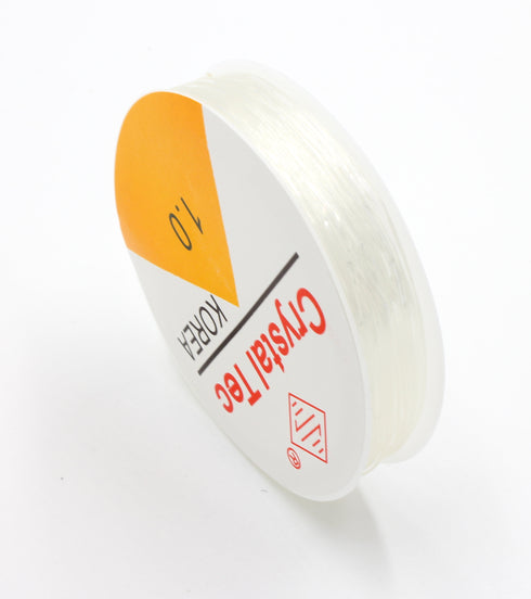 1mm Nylon Jewelry Thread Cord, Transparent, Approx. 10m Length